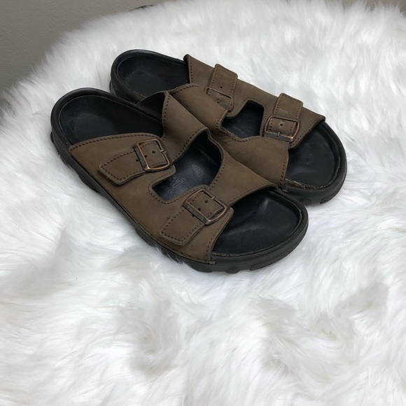 birkenstock men's two strap sandals